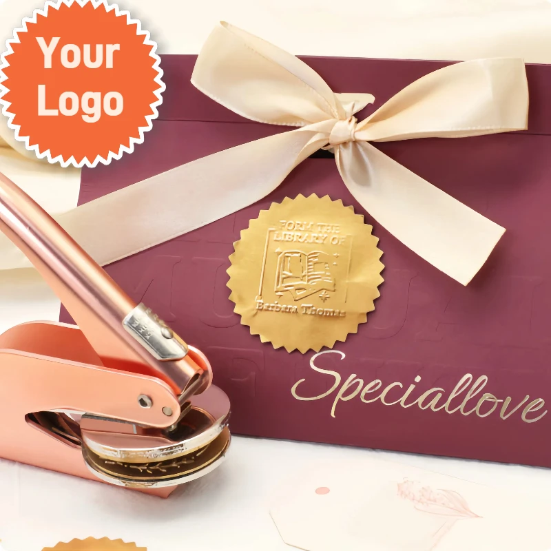 

Embosser Stamp Custom Stamps Embossing Stamps LOGO Private Seal Personalized Wedding Name Library Book Envelope Party Invitation