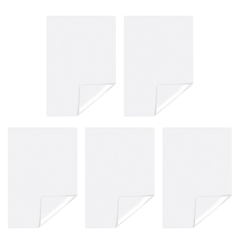 Water Soluble Stabilizers Sheets, 20x30cm Water Soluble Embroidery Stabilizers Backing for Hand Sewing, Embroidery