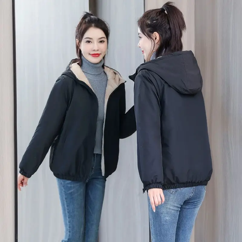 2023 New Women Cotton Coat Winter Jacket Female Joker Parkas Given To Philandering Outwear Short Overcoat