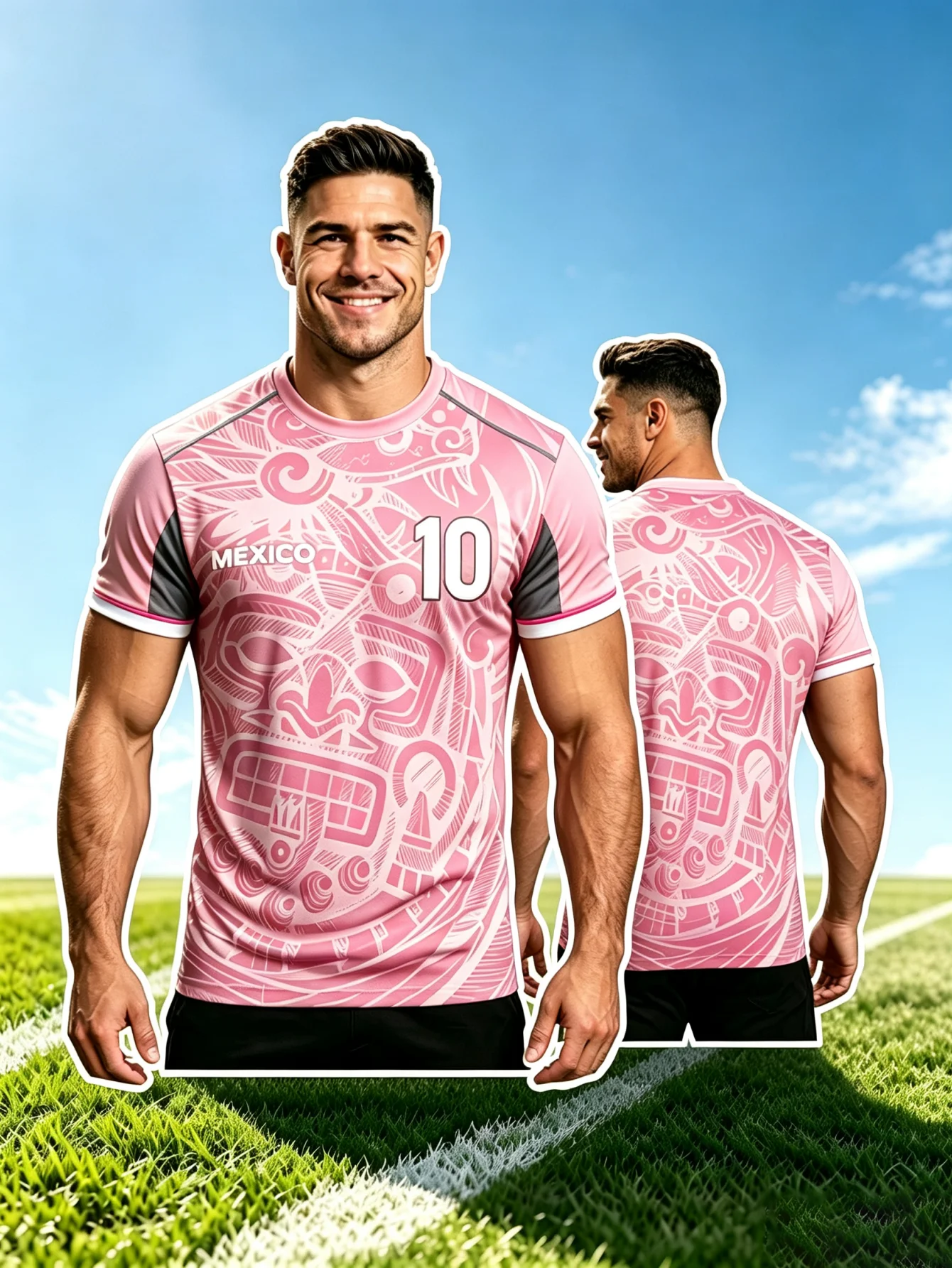 Men's Mexico Football Soccer with A Crew Neck Training Uniform Sports Jerseys Breathable Quick-dry T-shirt Family Tees