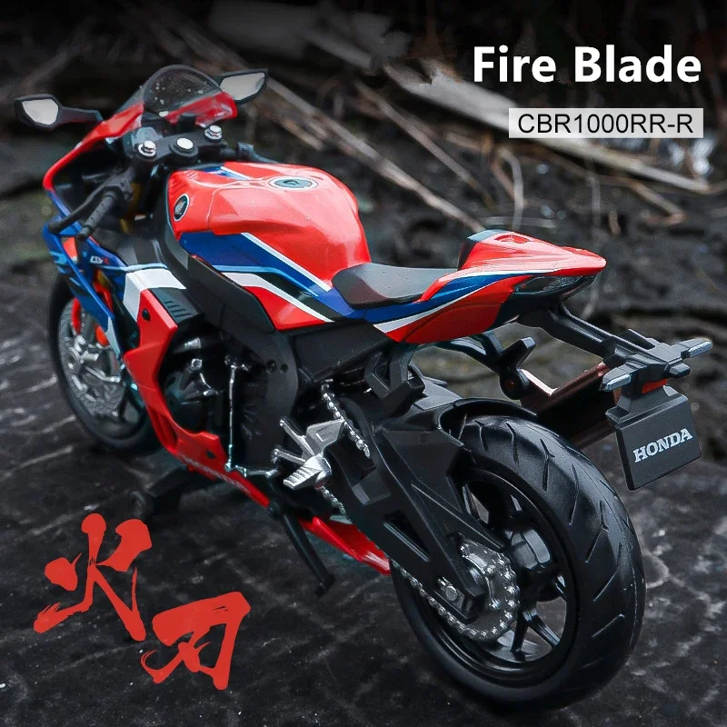 1:12 HONDA CBR 1000RR-R Fire Blade Alloy Racing Motorcycle Model Simulation Street Motorbike Model Simulation Childrens Toy Gift