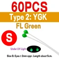 60 piezas YGK S FLG