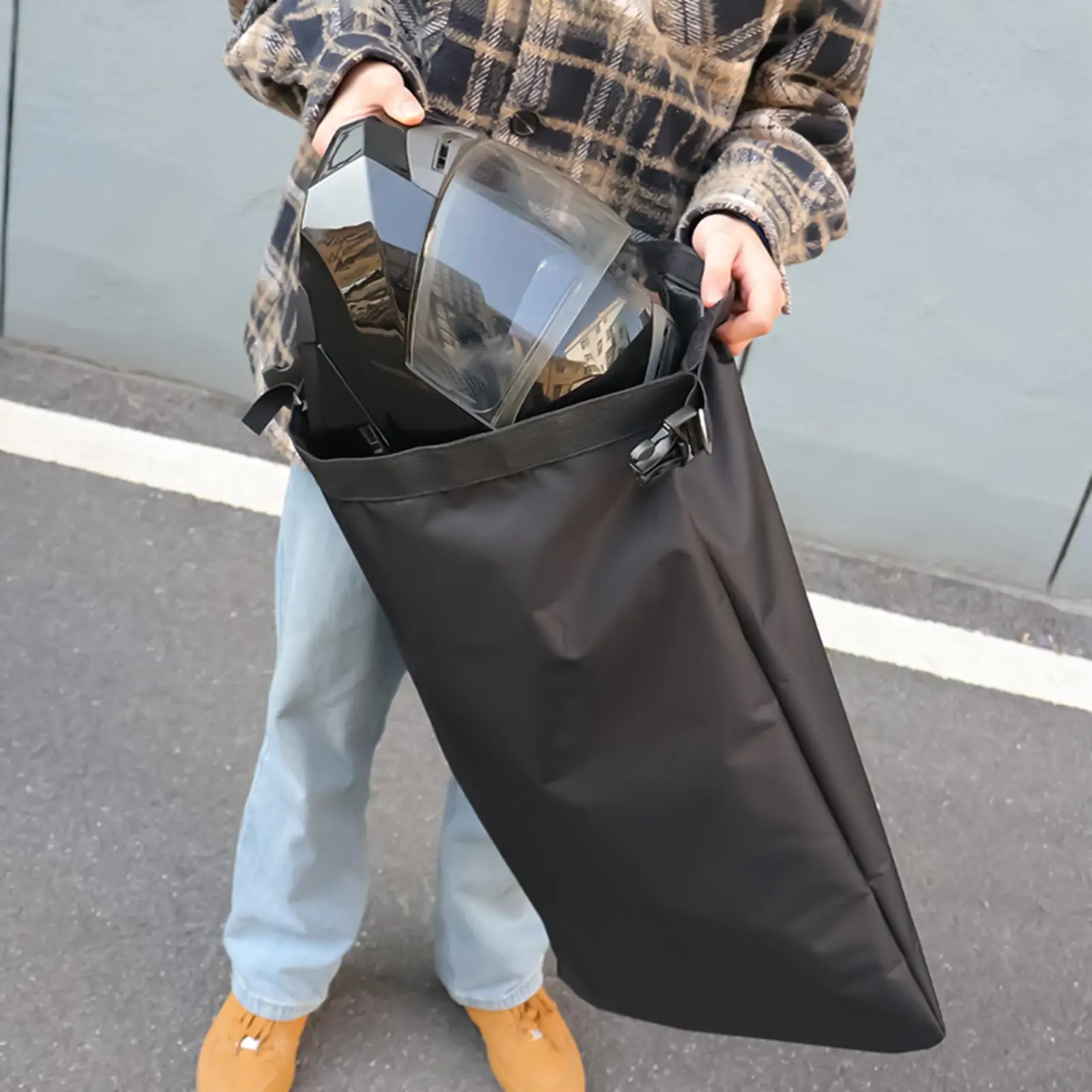 

Сумка для лыжного шлема, водонепроницаемый чехол из оксфордской ткани, вместительная сумка для хранения, для поездок на работу, путешествий, езды, парковки, гаража, активного отдыха, дороги