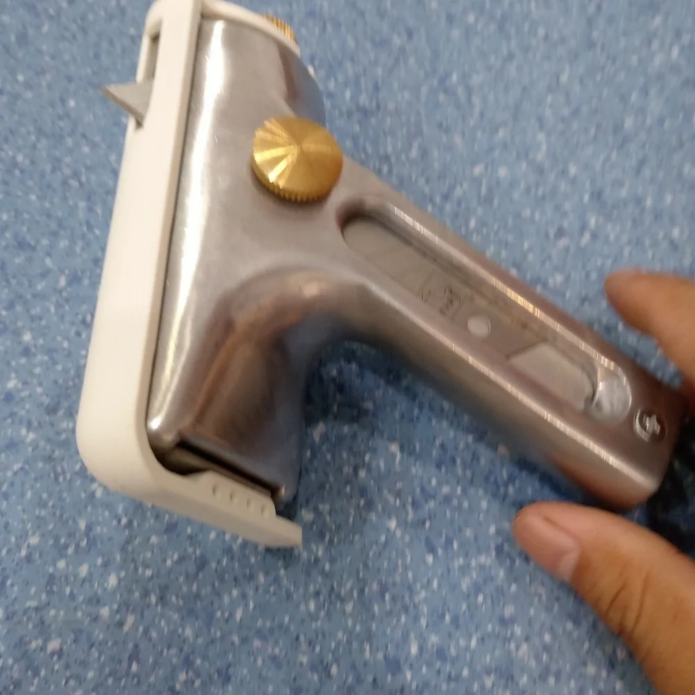For Pvc Flooring Edges Corner Trimming Tool Floor Wall Trimmer Silver Manual Edge Trimming Tool Floor Rust Resistant Material