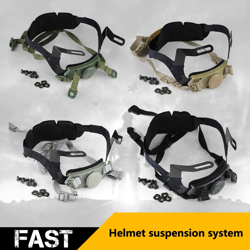 

Outdoor Field Protective Equipment Accessories Tactical Helmet Adjustable Head Locking Buckle System