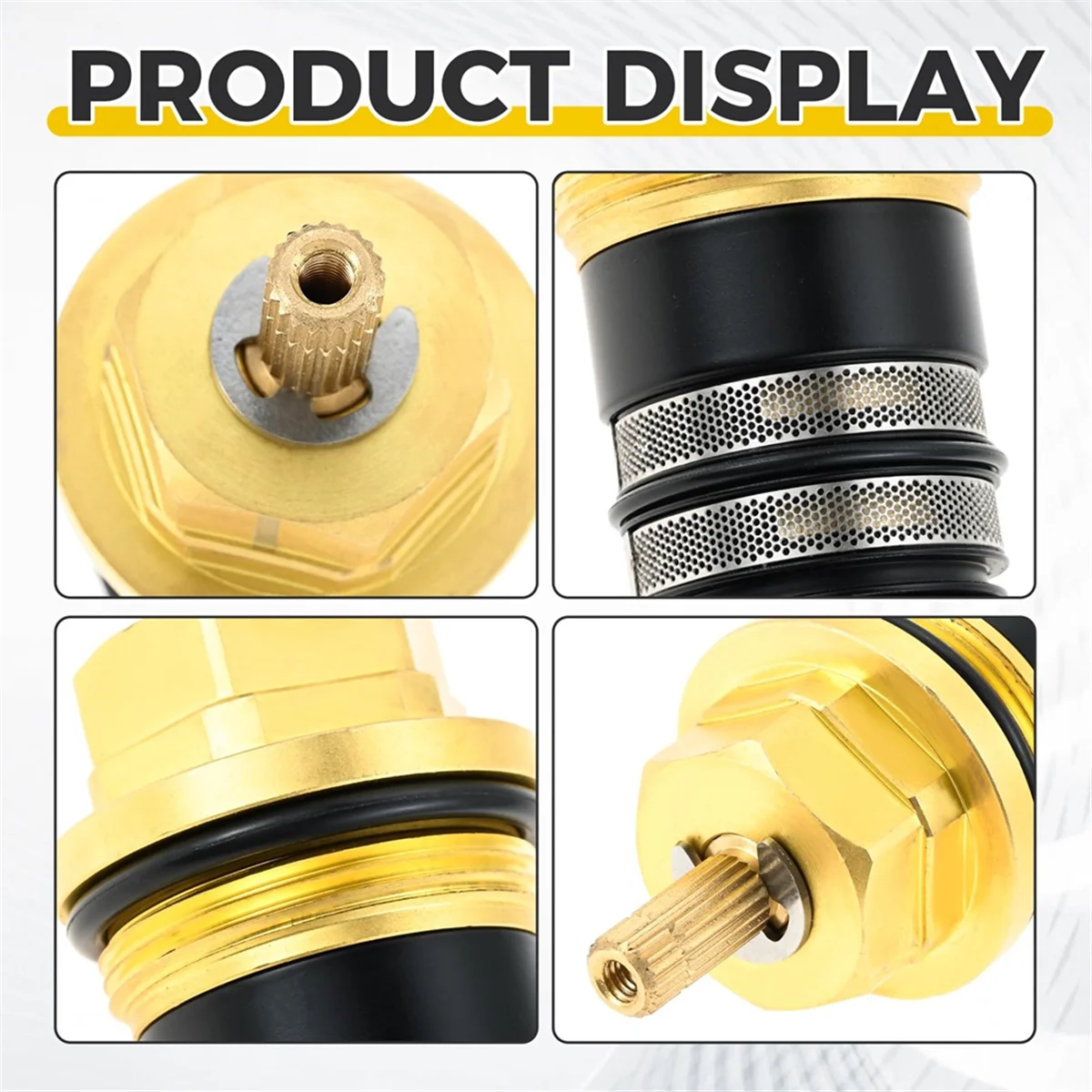 

AT59 94282000 Термостатический картриджный клапан 3/4-дюймового цвета для душевых кабин Hansgrohe Ecostat, совместимый с наполнителями для ванн с несколькими отверстиями