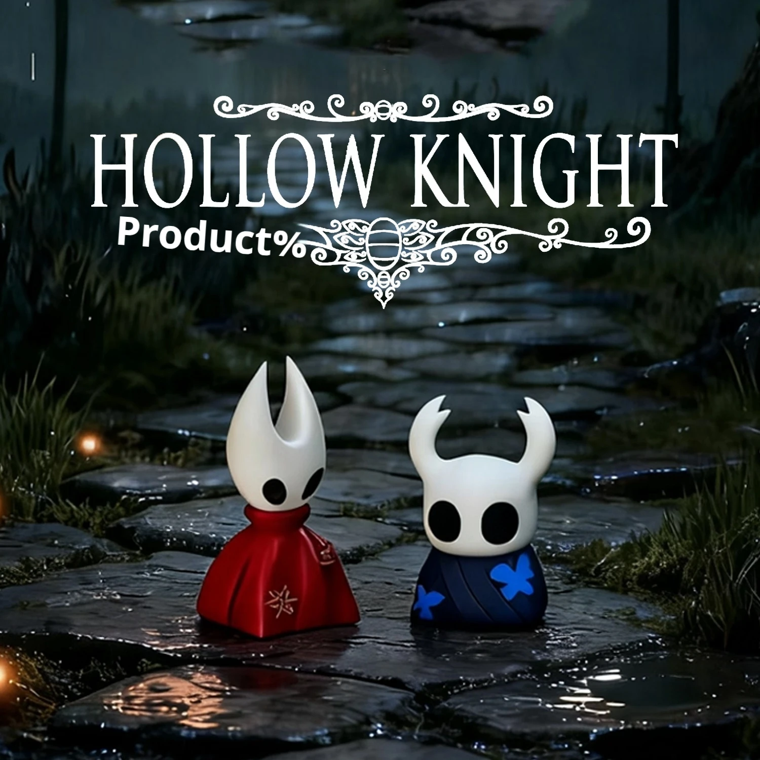 Hornet Hollow Knight Keycap individual transparente Kawaii juego periférico creativo Keycap resina Teclado mecánico accesorio Esc
