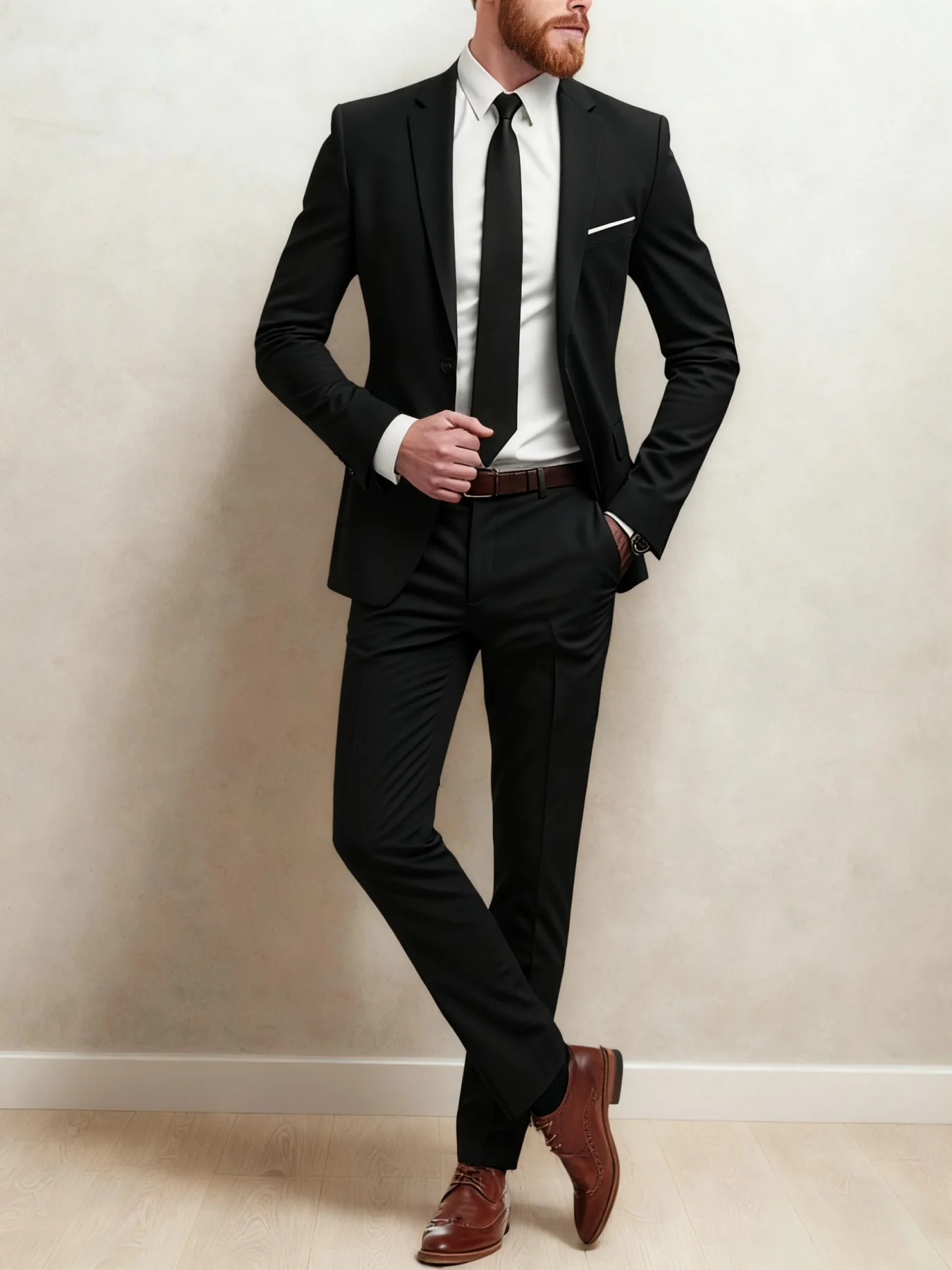 

[Business Suit]2pcs Men's Fashion Suit - Classic Formal Attire for Weddings, Parties & Special Occasions