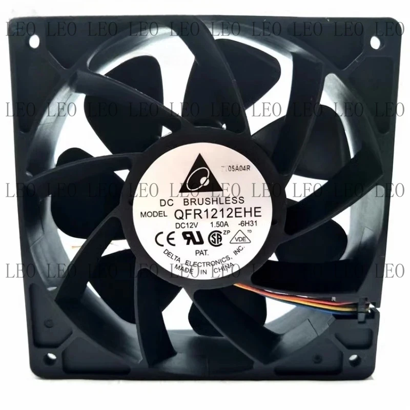 

AA New original QFR1212EHE 12cm 12038 12V 1.5A 120*38mm high wind violent fan 4-pin PWM fan