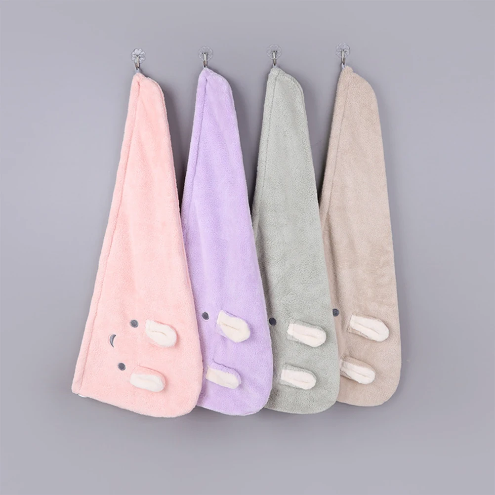 

Drying Cap Fast Absorbent Head Wrap Turban Dry Hair Quick Drying Towel Ideal Curly Straight Dyed Hair Home Travel Lightweight