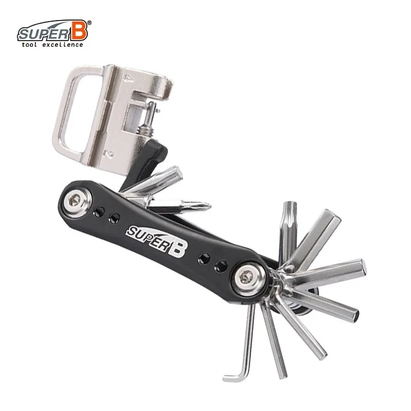 

Super B TB-FD20 Durable Road Bike Repairing Tool Set Multifunction Bicycle Hex Key Spoke Wrench Tool Kits MTB Repair Tools