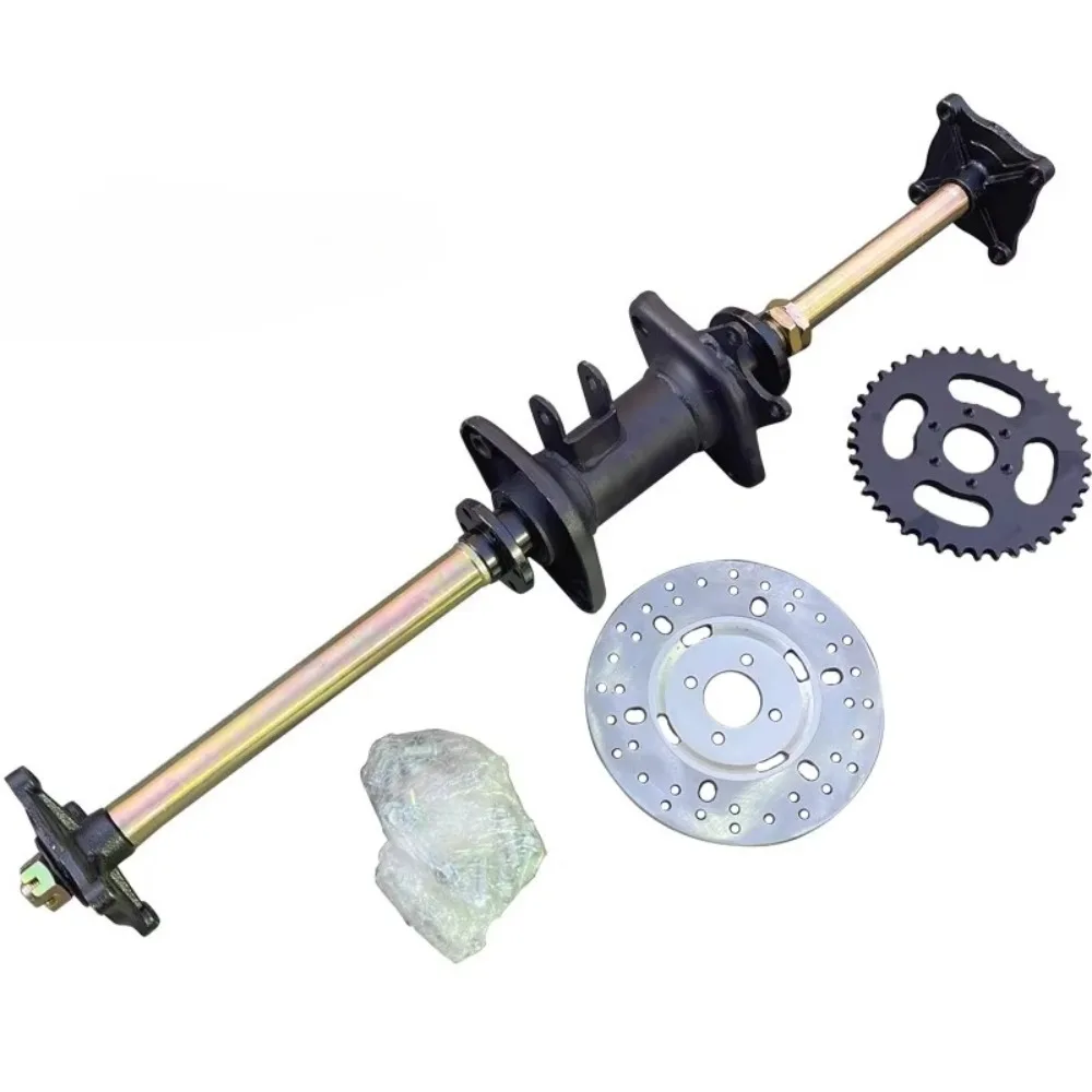

Four-wheel ATV accessories kart modification, big bull chain drive rear axle assembly rear axle flange 81CM