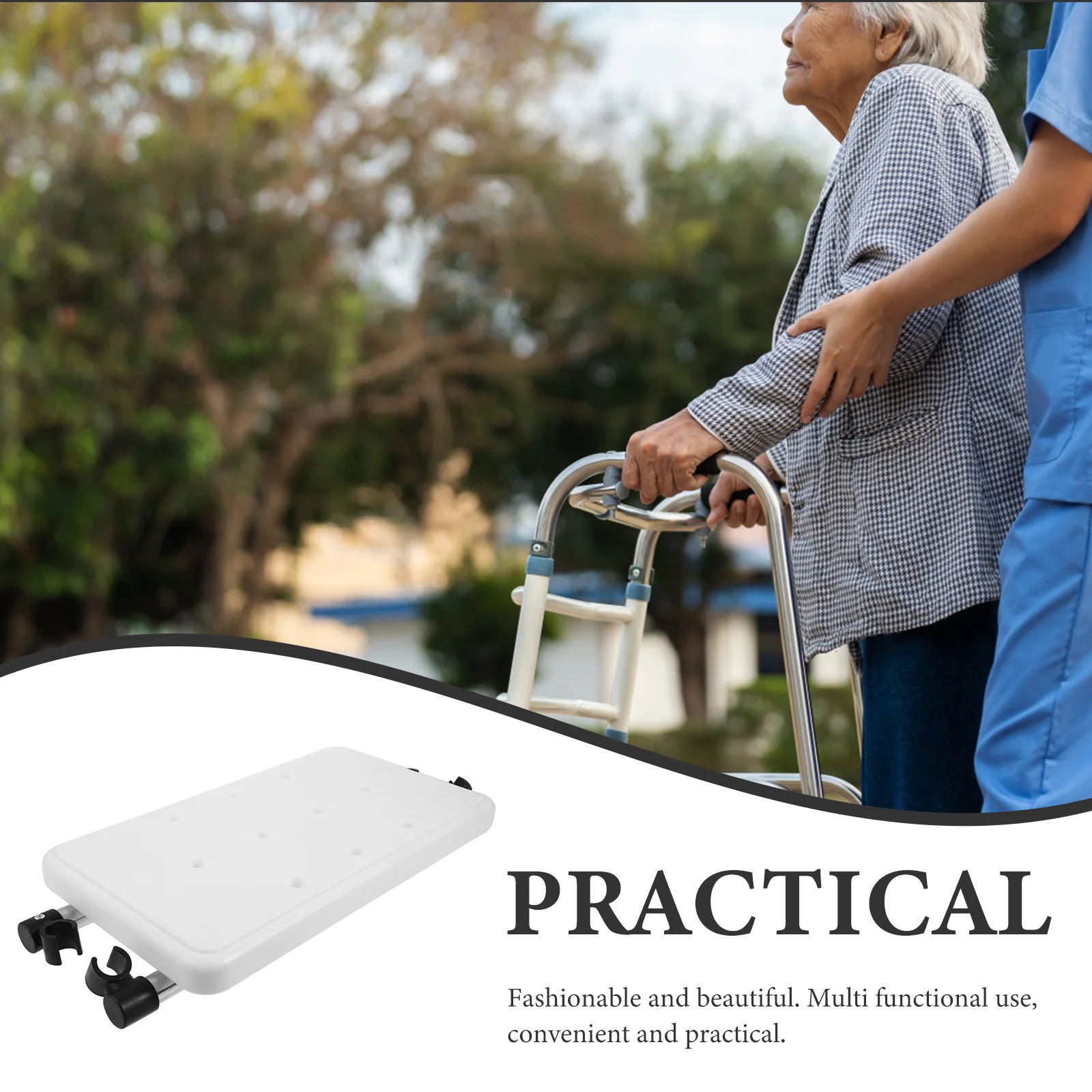 Reversible Replacement Durable Plastic Aluminum Alloy Bath Seat For Shower Support Stable Firm Use Part Walker Supply Bath