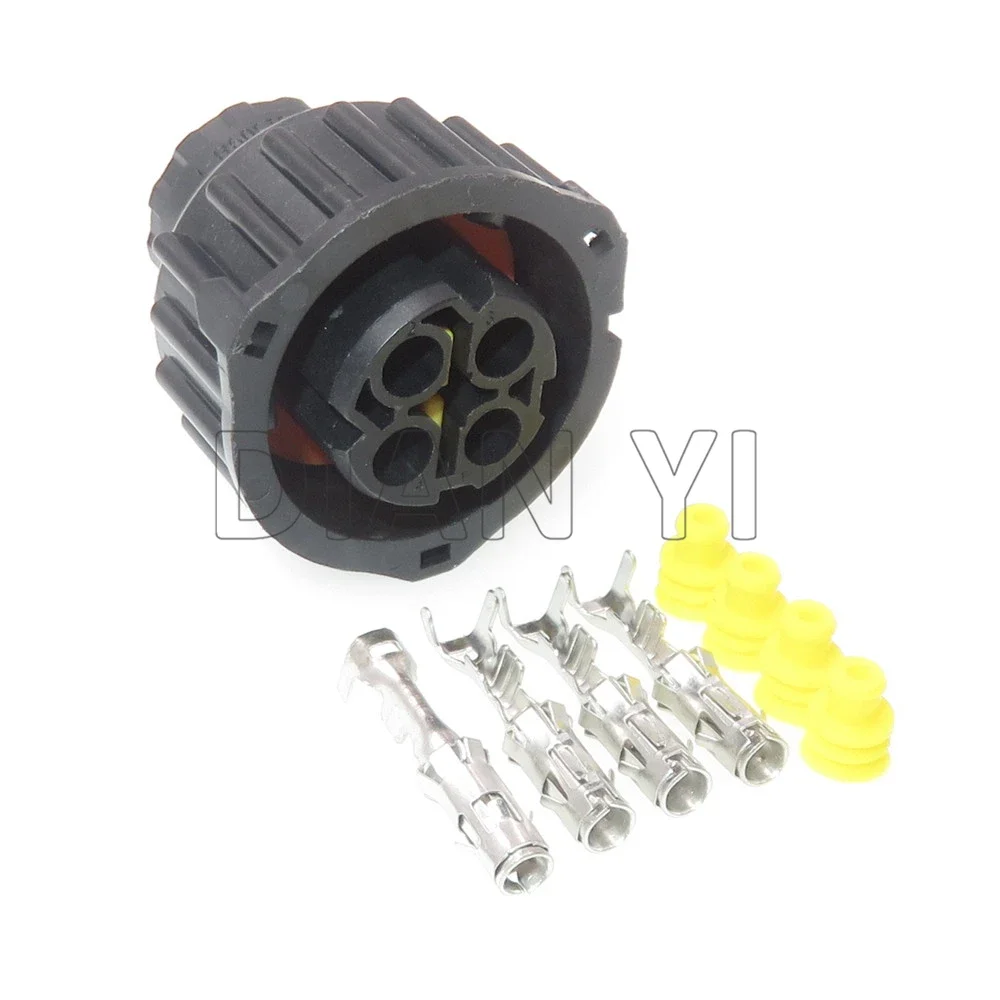 1 Set 4 Way 1-1813099-1 967325-1 1-1813099-2 AC Assembly Automotive Oxygen Sensor Electrical Connector Car Waterproof Socket