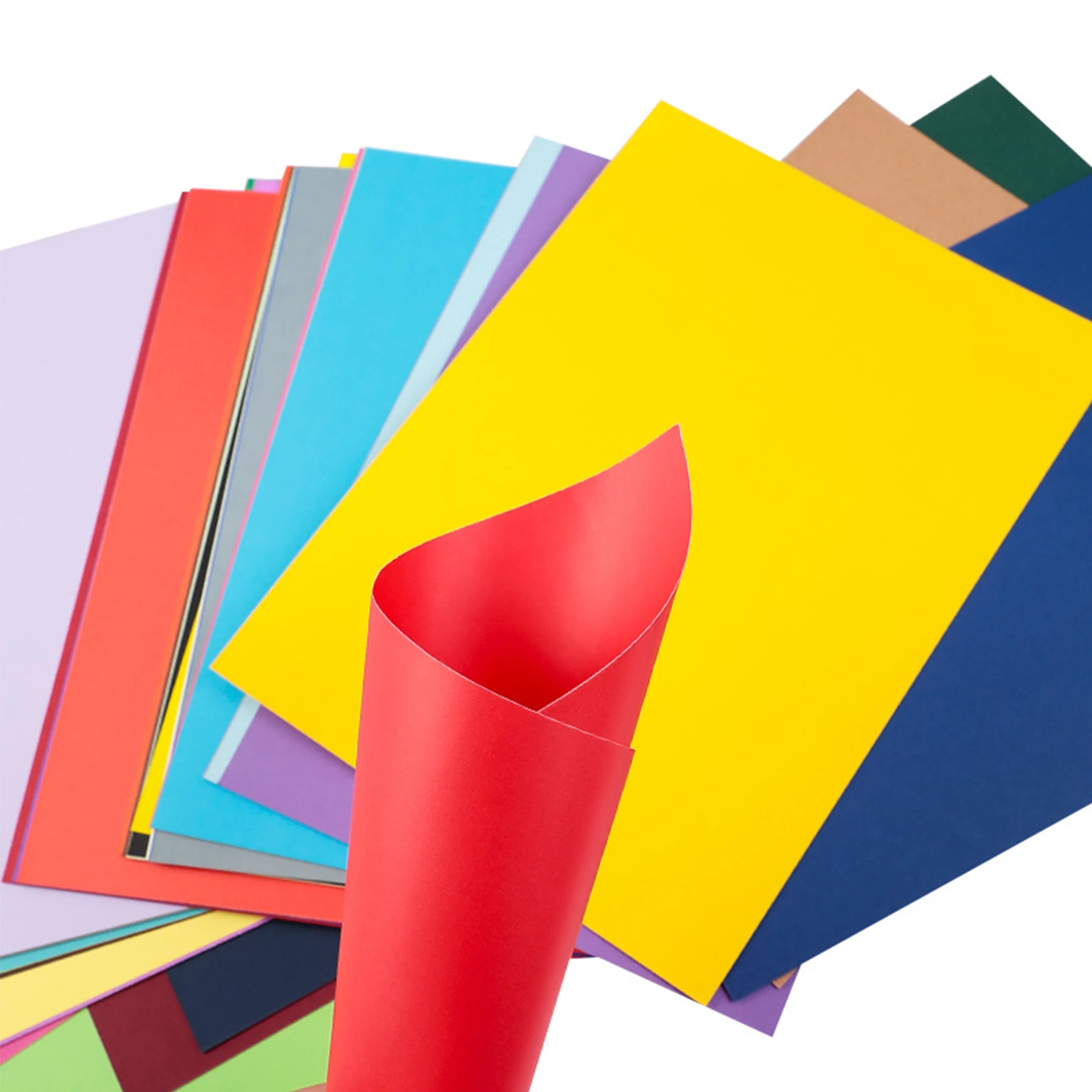 4K Color Textured Cardstock Paper,Assorted Colors 200gsm Faint Texture, Double-Sided Printed Colored Paper, Premium Thick Paper