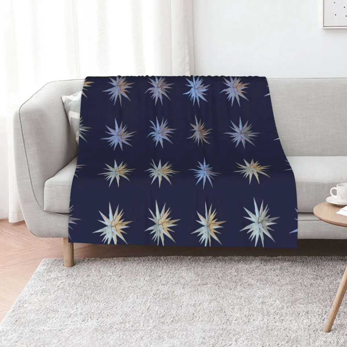 Moravian Stars Throw Blanket Designers Giant Sofa Plaid on the sofa Summer Beddings Multi-Purpose Bed Fashionable Blankets