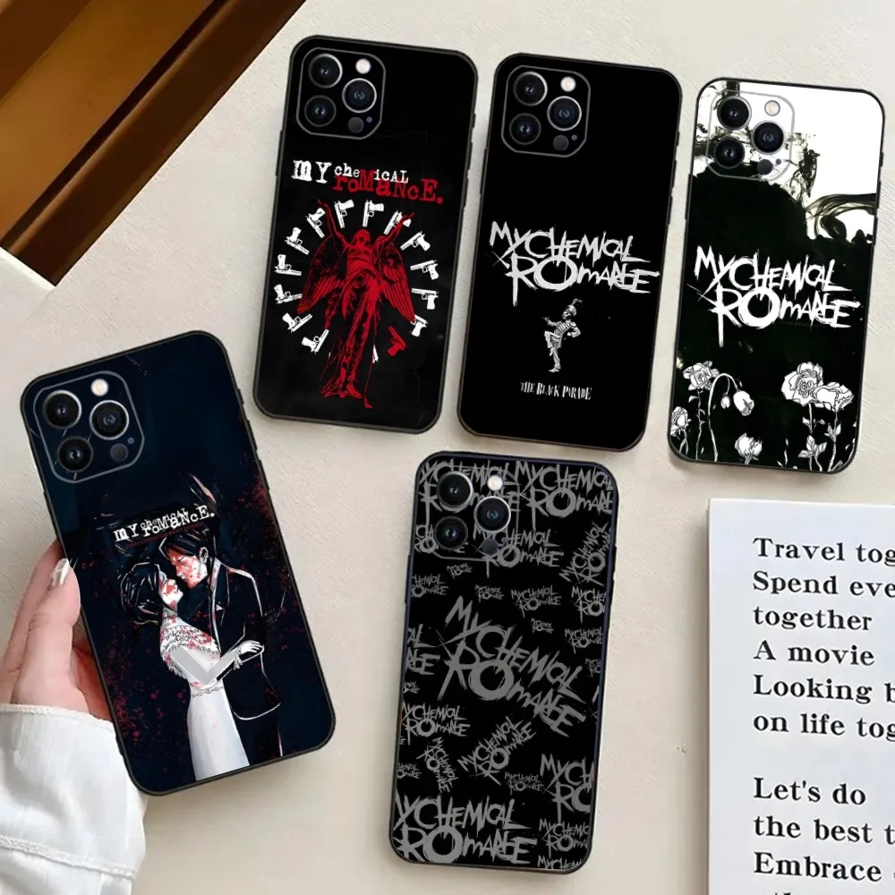 My C-Chemical Romance Band  Phone Case For iPhone 15,14,13,12,11,Plus,Pro Max,XS,X,XR,SE,Mini,8,7 Soft Silicone Cover