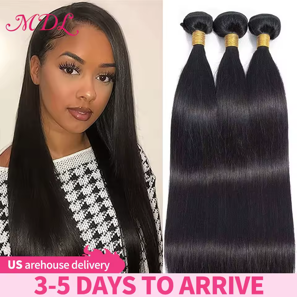 12A Straight Human Hair Bundles Brazilian Remy Hair Weave Bundles 3 Bundles 22 24 26 Inch Human Hair Extensions For Black Women - AliExpress 