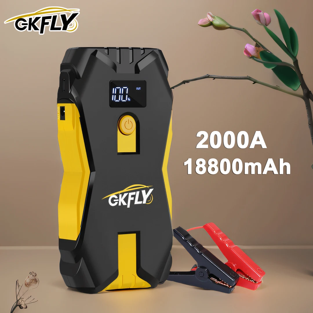 

New 1200A Car Jump Starter Power Bank 18800mAh Portable Car Battery Booster Auto Buster 12V Car Starting Device