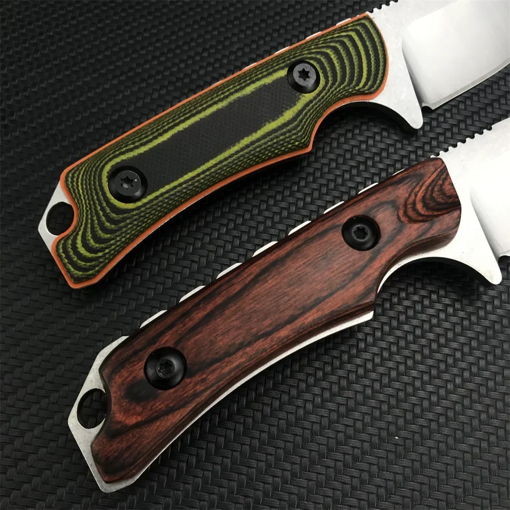 Hot Selling BM 15017 Hunt Hidden Canyon Hunter Drop Point Fixed Blade Knife Wood / G10 Handle Tactical Survival Camping Knives