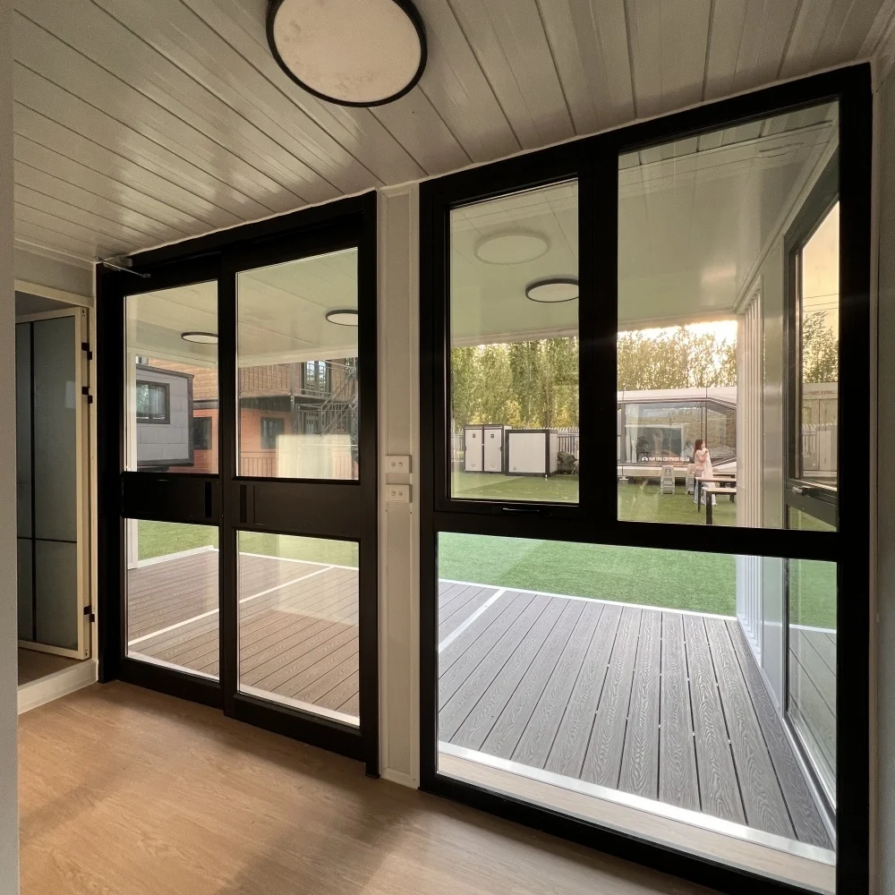 20ft 40ft Quick Assembly Container House Steel Frame For Multiple Applications-Office Shop Workshop Courtyard Toilet Waterproof