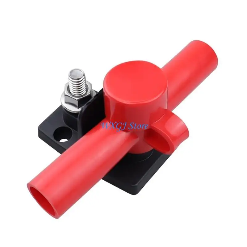37JE موصلات الكابلات الثقيلة PowerPost Cable Black & Red Color Coding Essentory لسهولة الأسلاك لسيارة RVS قارب #3