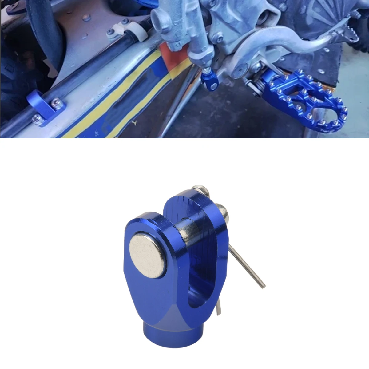 

New Motorcycle CNC Rear Brake Clevis For Yamaha YZ125 YZ250 YZ250F YZ450F YZ125X YZ250X YZ450FX YZ250FX WR250F WR450F 2003-2025