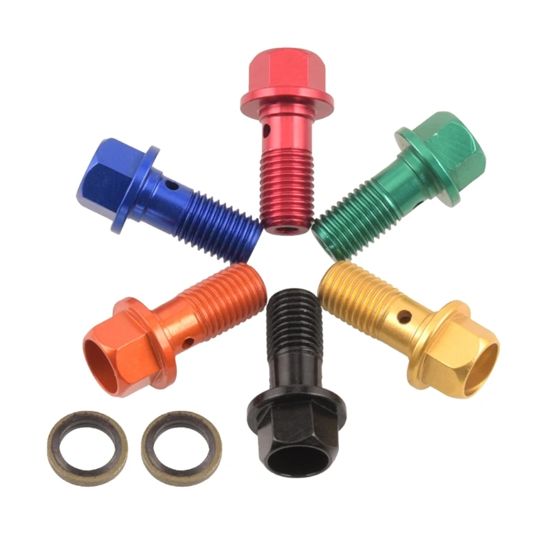 

M10x1.25 Brake Cylinder Oil Hose Screw Banjo Motorcycle Universal