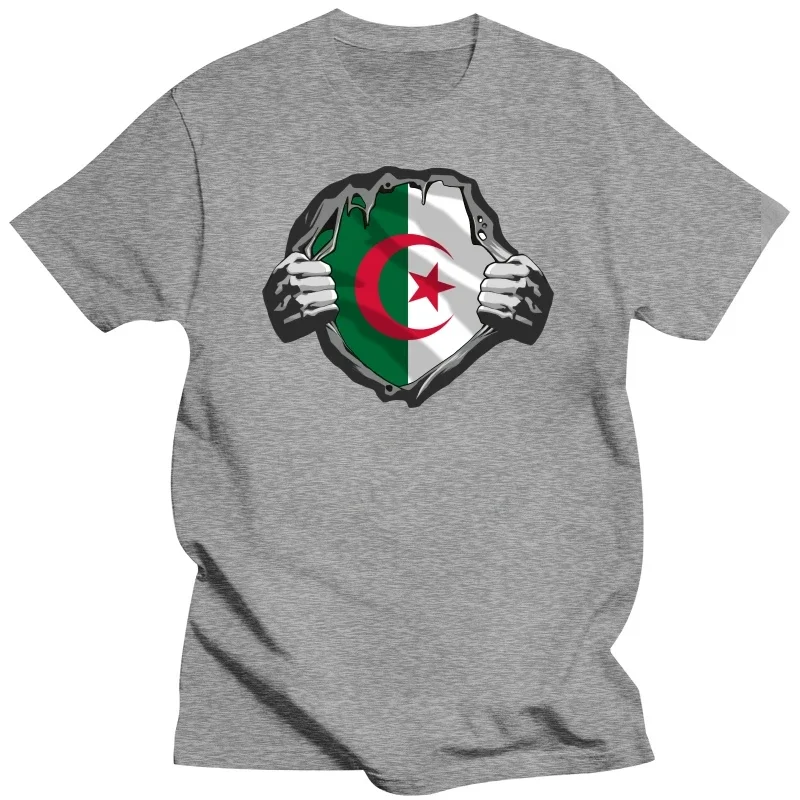 Funny Algeria Algerian Flag Pround T Shirts Graphic Cotton Streetwear Short Sleeve Birthday Gifts Summer Style New T-shirt