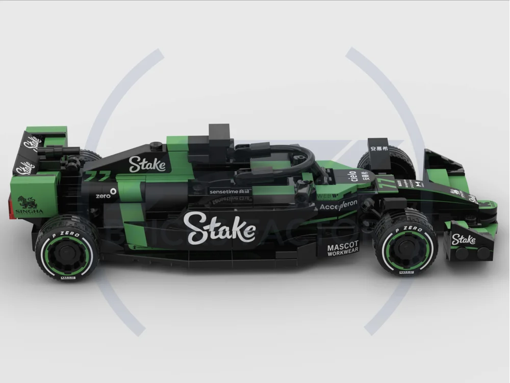 มอซี- 182479   รถแข่ง 289 ชิ้นบล็อกของเล่นอาคารที่เข้ากันได้สําหรับของขวัญคริสต์มาสสําหรับเด็ก