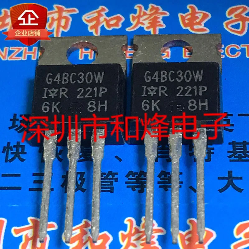 5PCS-10PCS G4BC30W IRG4BC30W  TO-220 600V 12A  New And Original On Stock