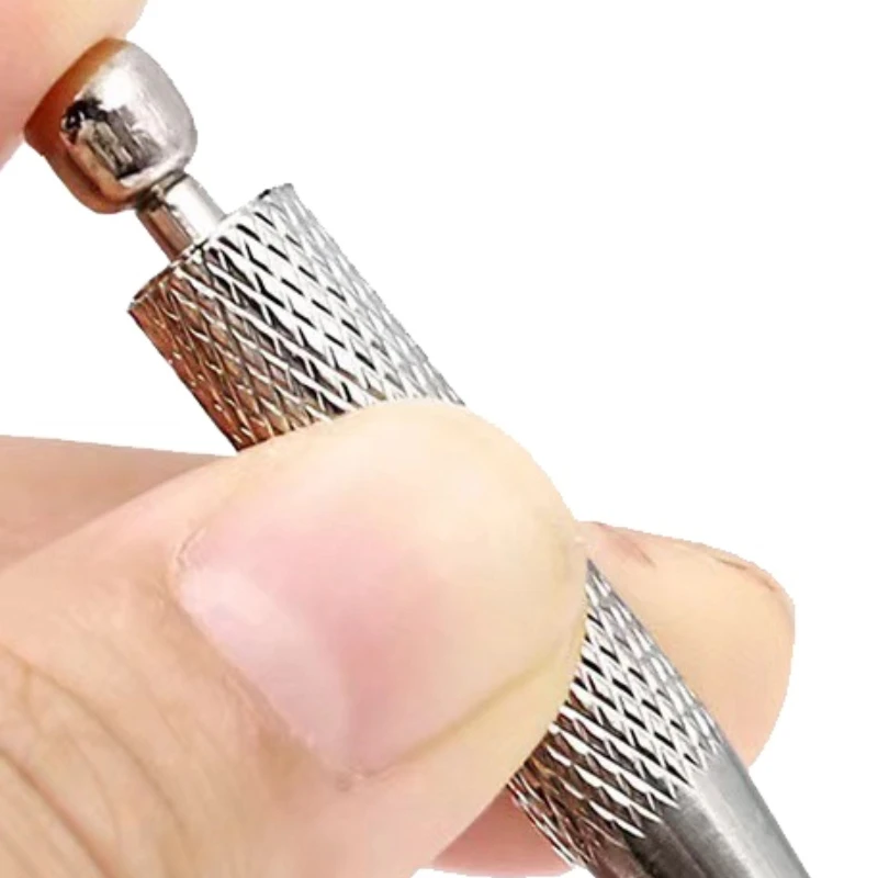 4 Claws Pick-up Tool Jewelry Beads Diamond Gems Prong Holder Tweezer Catcher Grabber Stainless Steel Chip Gripper