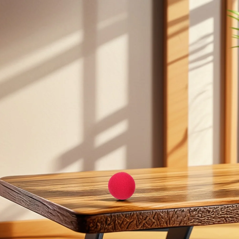 12Pcs Red Sponge Clown Nose Soft Comfortable for Kids Adults Halloween Cosplay Circus Carnival Party Accessories