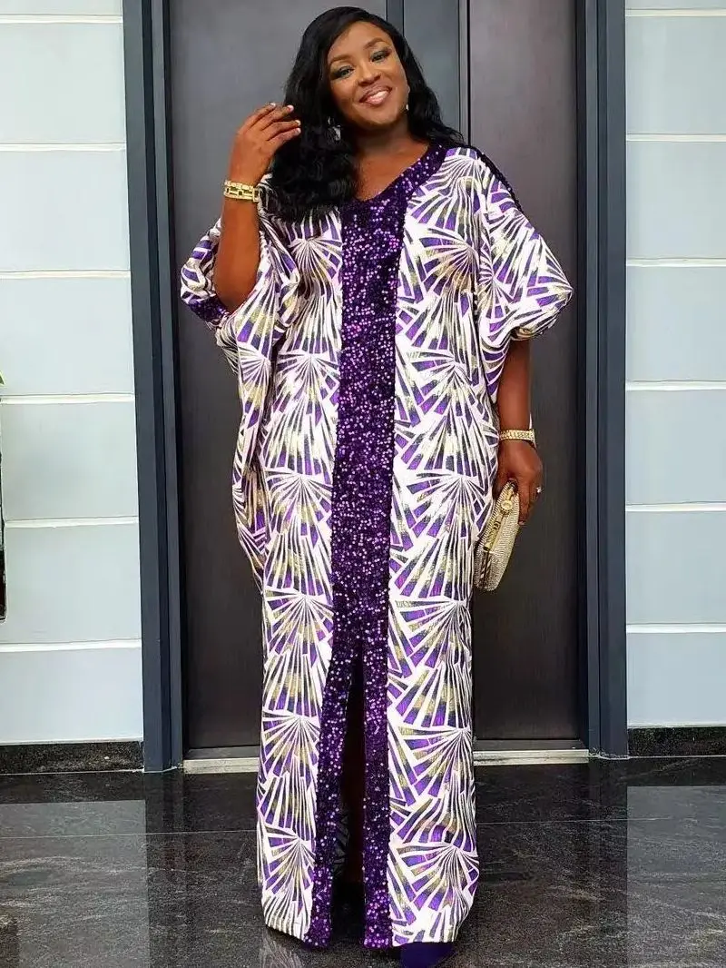 Robes africaines pour femmes, grande taille, vêtements africains, Dashiki, Ankara, tenue à paillettes, robe caftan, robe maxi longue pour fête de