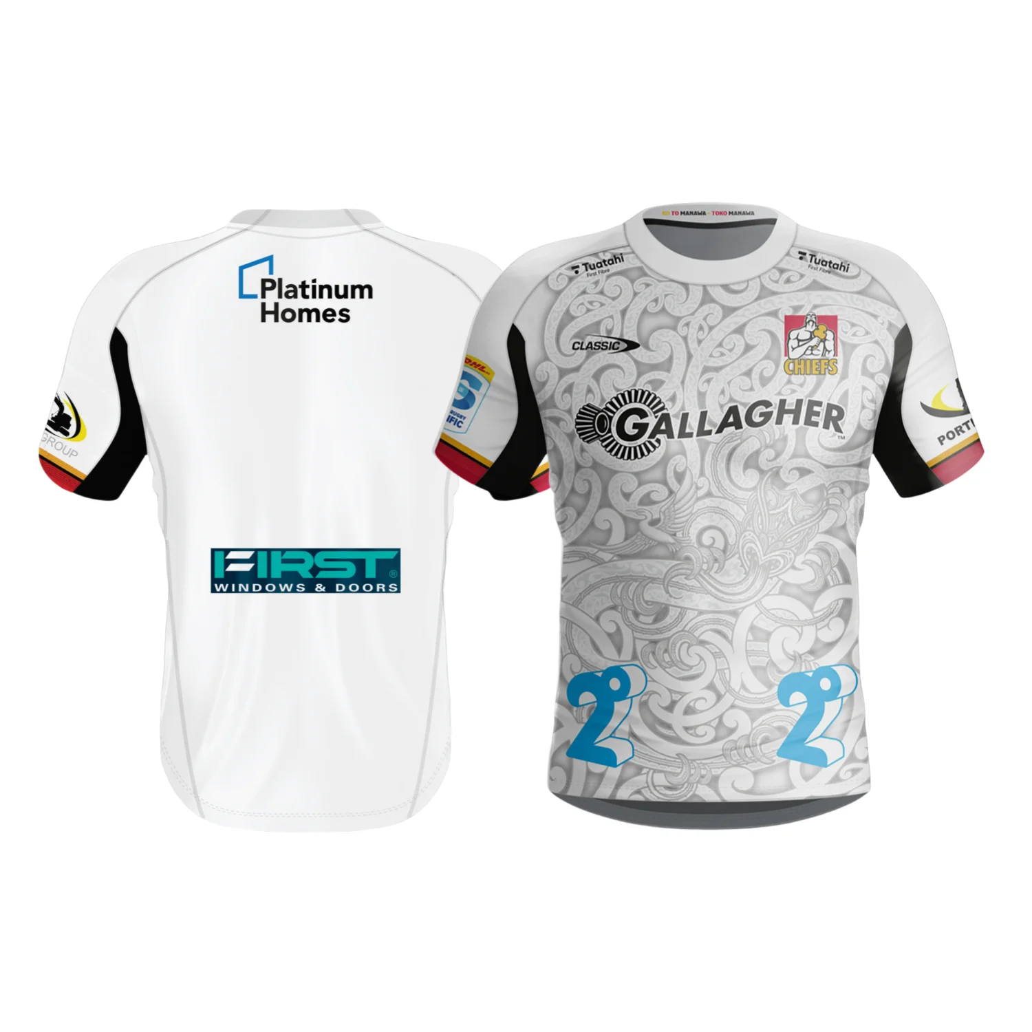 2018 Gallagher Chiefs Limited Edition Tour Performance Territory Rugby Jerseys