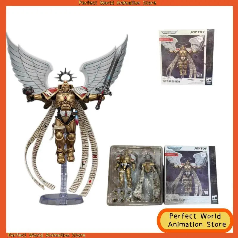 

JOYTOY Dark Source Warhammer 40K Blood Angels Sanguinary Guard with Crimson Greatsword 1:18 Articulated Figure