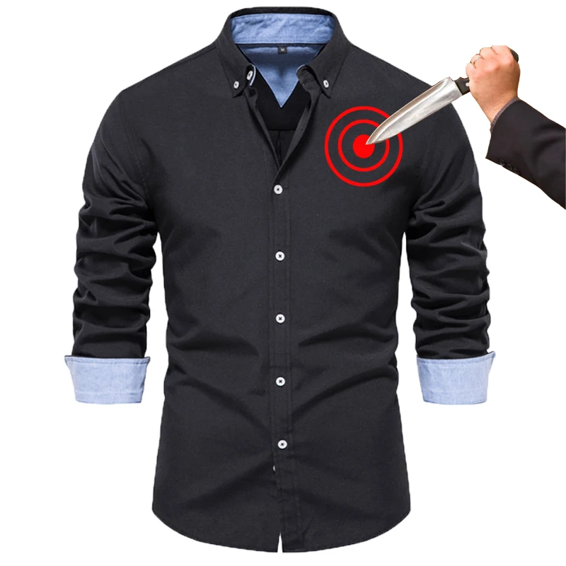 Self Defense Safety shirt For Security Officer Anti Stab Business shirt Anti Cut Anti Knife Self Defense Body Protection Clothes