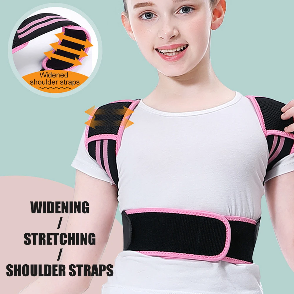 TIKE Children Back Posture Corrector Orthopedic Corset Shoulder Lumbar Wasit Support Correction Kids Teens Straighten Upper Belt