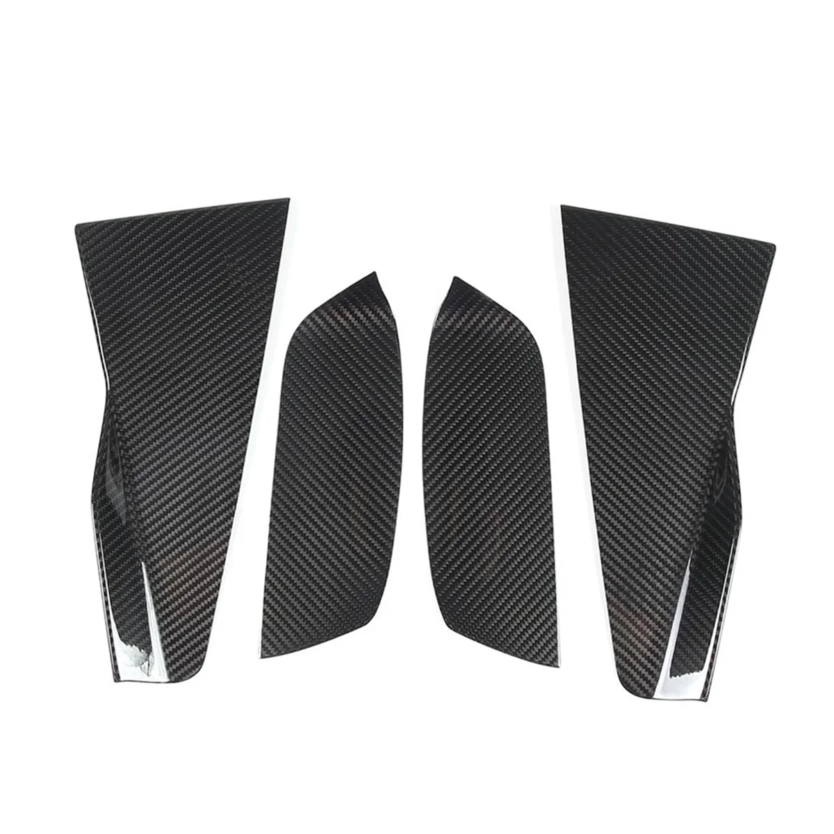 For 5 Series G60 2024 Deluxe Edition Real Carbon Fiber Car Front Bumper Decorative Cover Trim Exterior Accessories