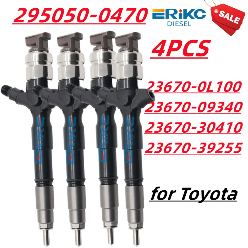 New 295050-0190 295050-0210 Diesel Fuel Injector 295050-0530 295050-0470 9729505-047 DCRI300470 for Toyota Hiace 23670-0L100