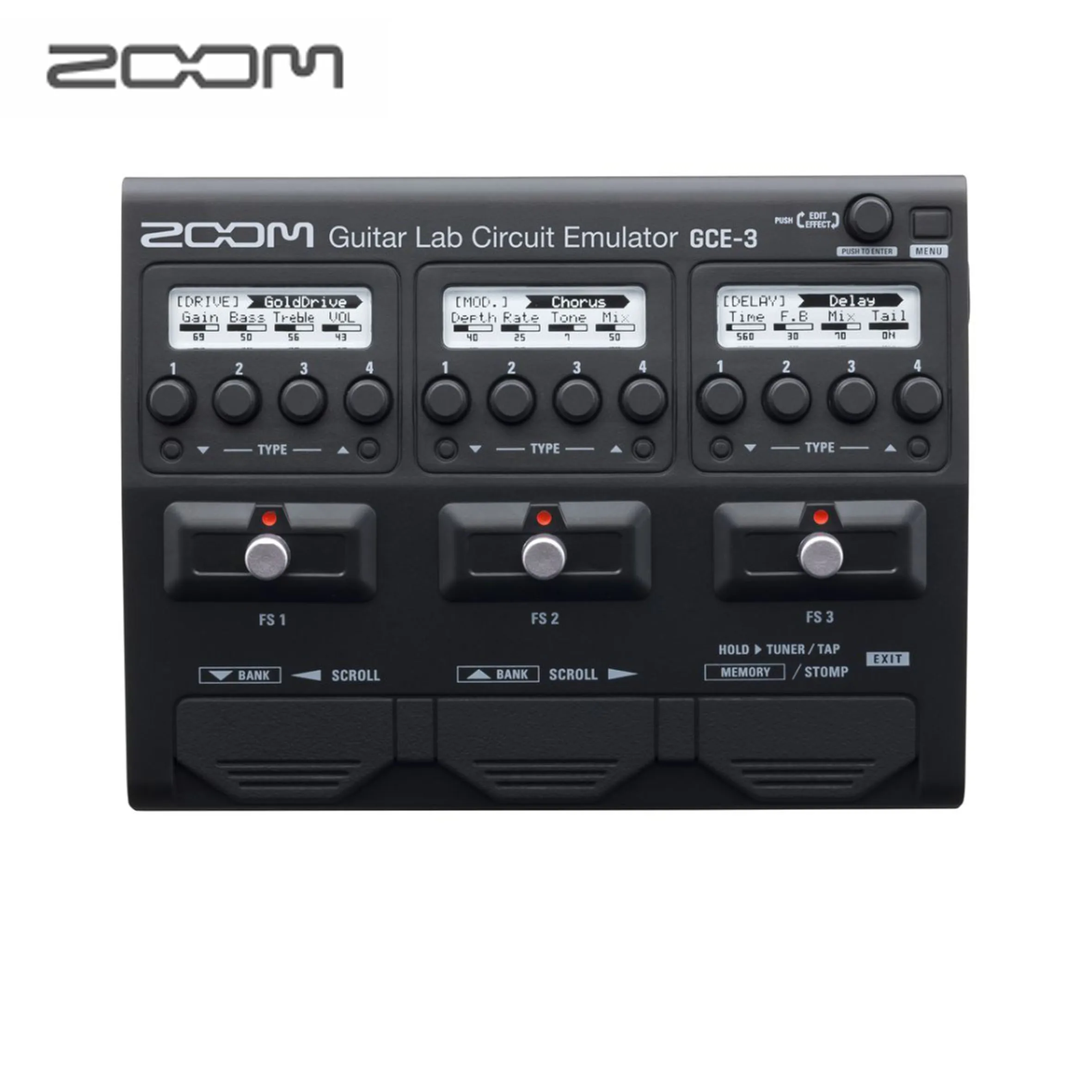 ZOOM GCE-3 واجهة صوت USB محمولة عالمية للجيتار والباس، معالج DSP لبطاقة الصوت لتسجيل الأجهزة #1