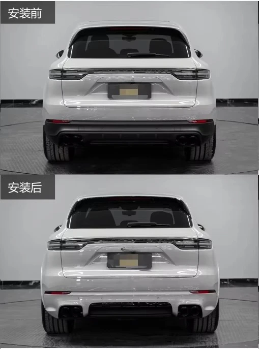 Bodykit Front Bumper Rear Bumper for  Cayenne 9Y0 2018-2022 Upgrade Sport Design Kit