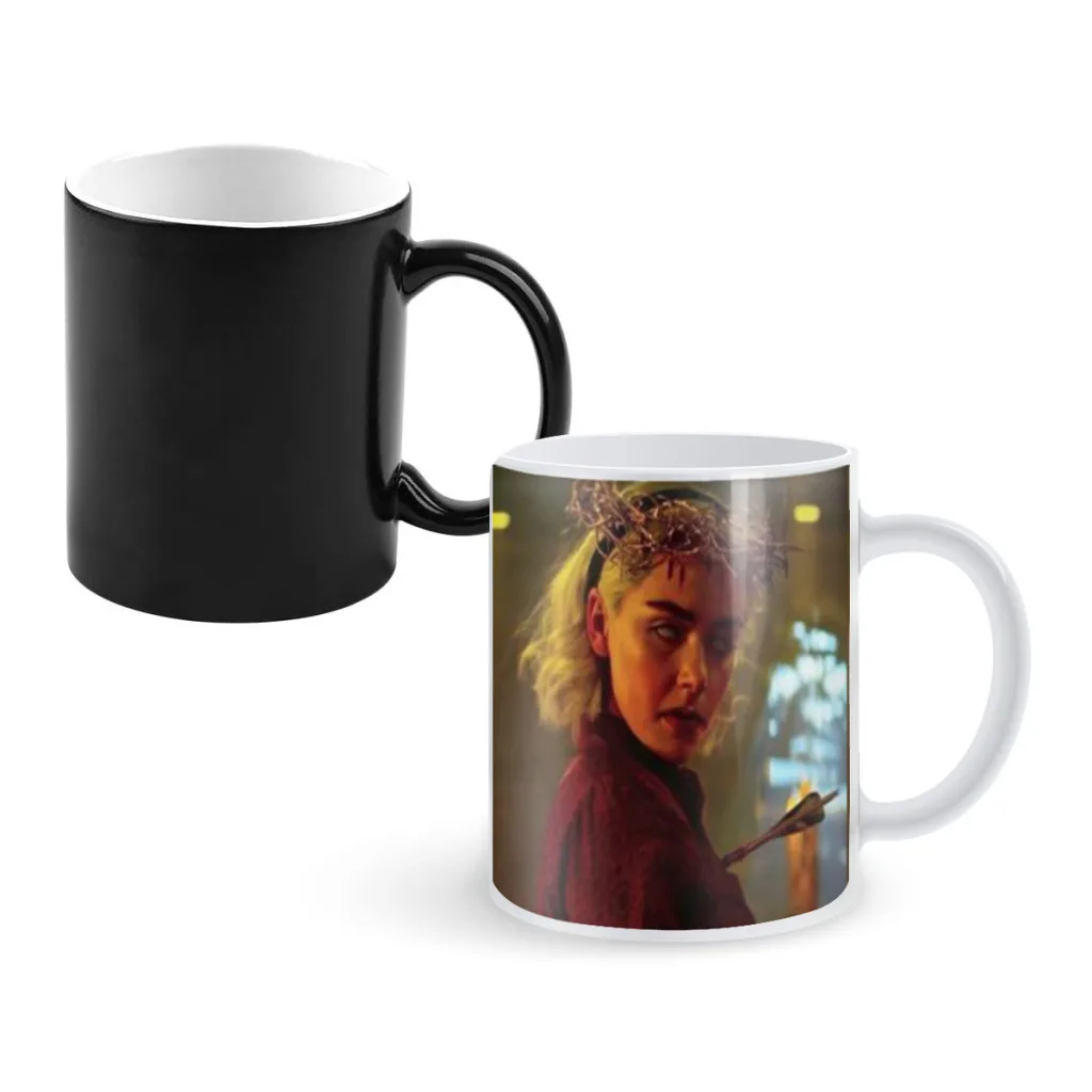 

Sabrinas the little witch Spellman Creativity Change Color Chang mug Ceramic mug Hot Coffee Cup Breakfast Cup mug Friend Gift