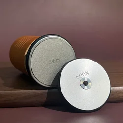 2025 Upgraded Roller Fixed Angle Knife Sharpener Tumbler Whetstone Bamboo Base Diamond Sharpening Stone 4-angle New Combination
