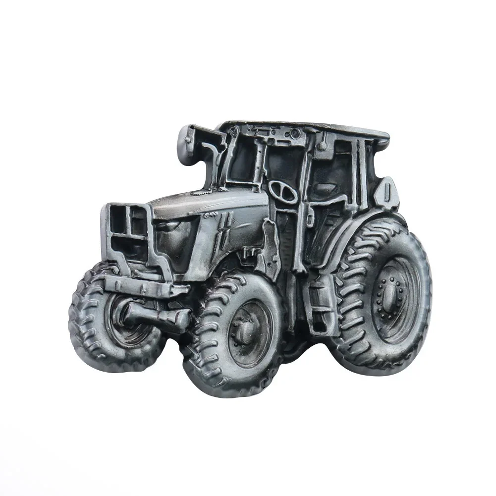 ثلاثية الأبعاد نموذج جرار مصغر الرجال حزام مشبك تقليد للغاية سبائك الزنك آلات البخار جرار الجينز اكسسوارات هدايا عيد الميلاد