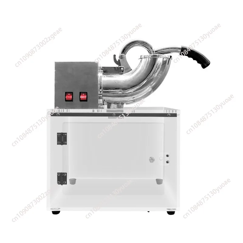 Commercial Acrylic Shaved Ice Machine Electric Ice Crusher Acrylic Snow Cone Shaved Ice Machine