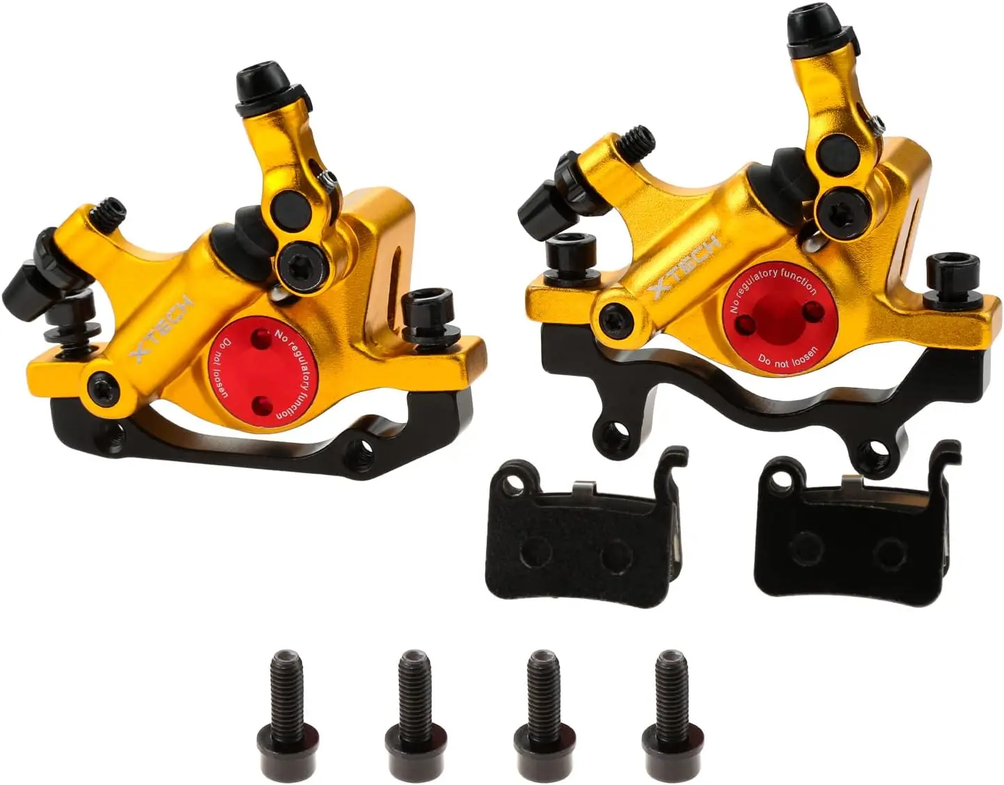 

HB-100 Гидравлические суппорты дискового тормоза, механические тормоза MTB/E-велосипеда, 2 шт., золотые передние/задние