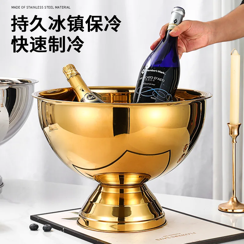 Hammer Point Large Capacity Ice Basin Chilled Beer   Salad Basin Champagne