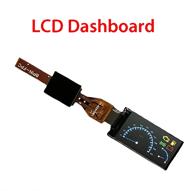 

For 1/14 Man Scania Volvo RC Tractor Truck Modification Kit RC Car Interior LCD Dashboard Decoration Part