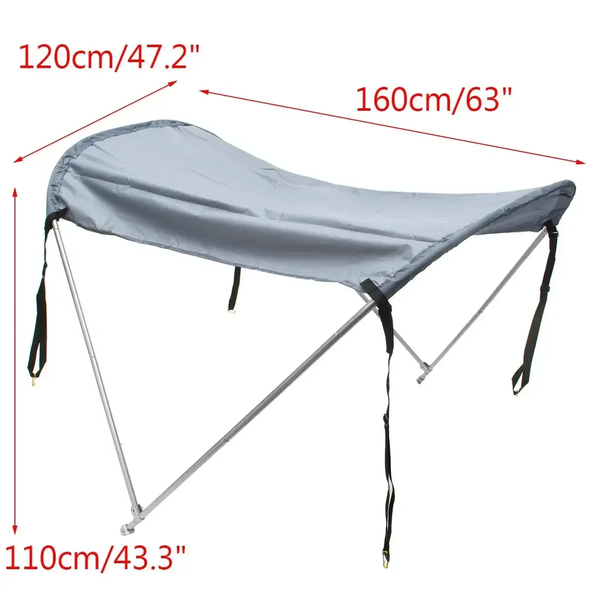 

boat dinghy raft Folding Waterproof Sunshade shelter flatable boat Anti UV Top Tent Canopy Aluminium Alloy Tent Sunshade